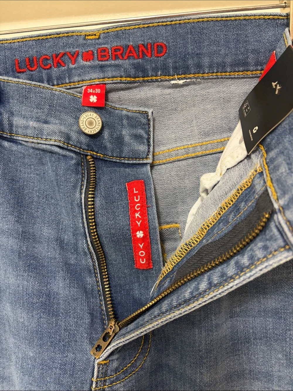 Lucky Brand Men's Straight Leg Denim Jeans 34x30